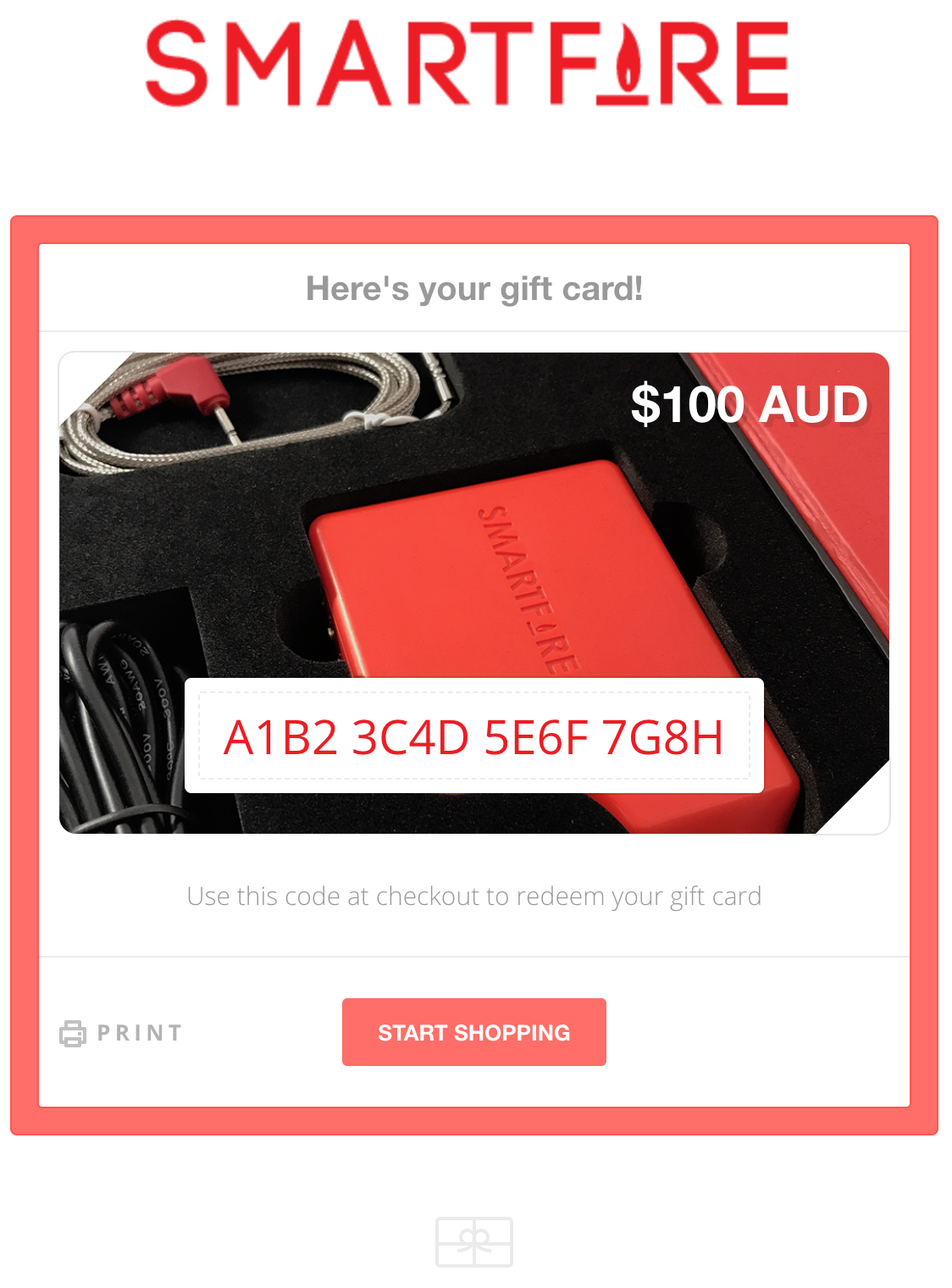 Smartfire Gift Card